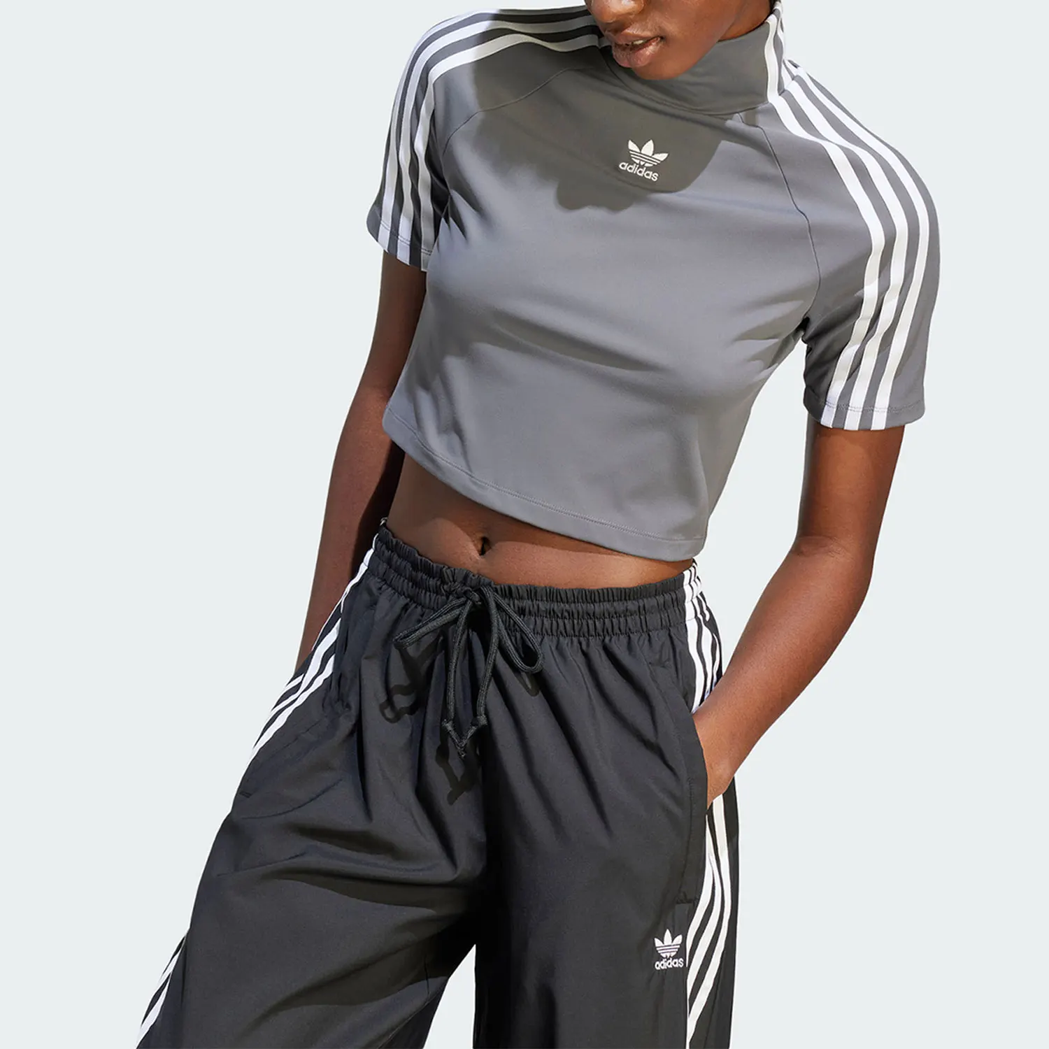 

Adidas Three Stripes Women's Knitted Compression Sport T-Shirt IV9322