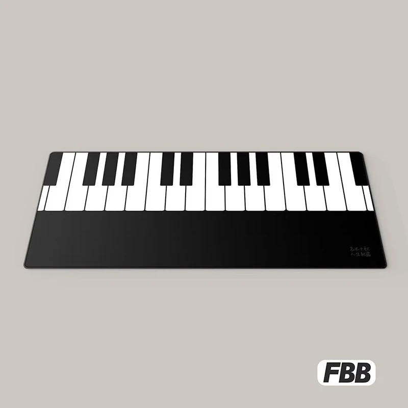 Колпачки для клавиш FBB Piano Solo, черно-белый стиль, PBT 1,7 мм, утолщенный индивидуальный аксессуар «сделай сам», механическая клавиатура Cherry, колпачок для клавиш