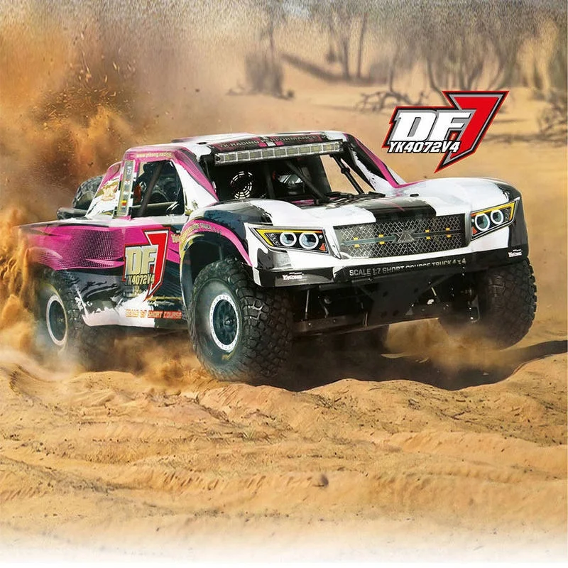 YIKONG YK4072 V4 DF7 1/7 Scale 4WD Brushless Remote Control Off-Road  RC Desert Racing Car for Competitive Racing With Friends