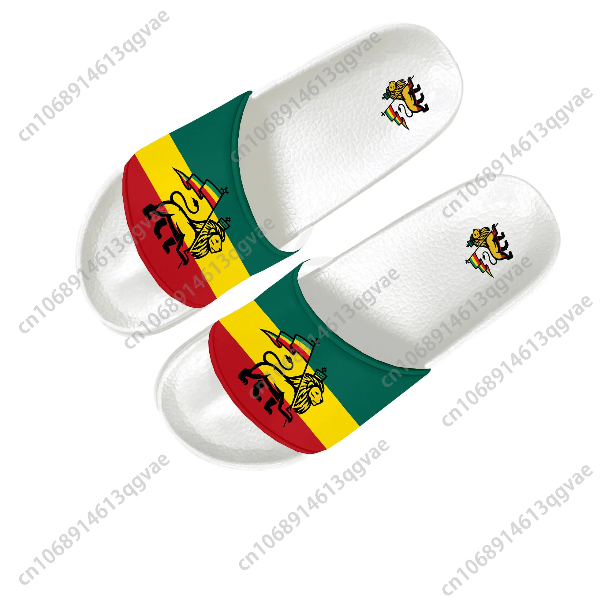 Reggae Rastafarian Rasta Rastafari Lion Of Judah Slippers Home Water Shoes Men Women Teenagers Children Custom Summer Slipper