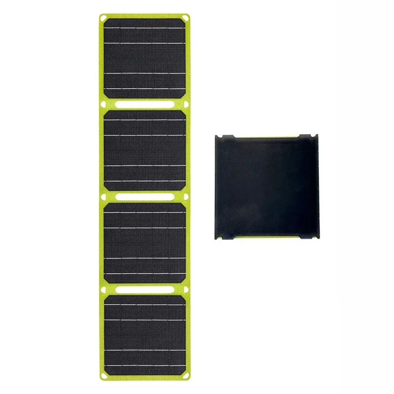 21W 40W ETFE Folding Solar Panel for Mobile Phone Camping Travel Outdoor USB Fast Battery Charging Bag 5V 9V 12V Solars Plate