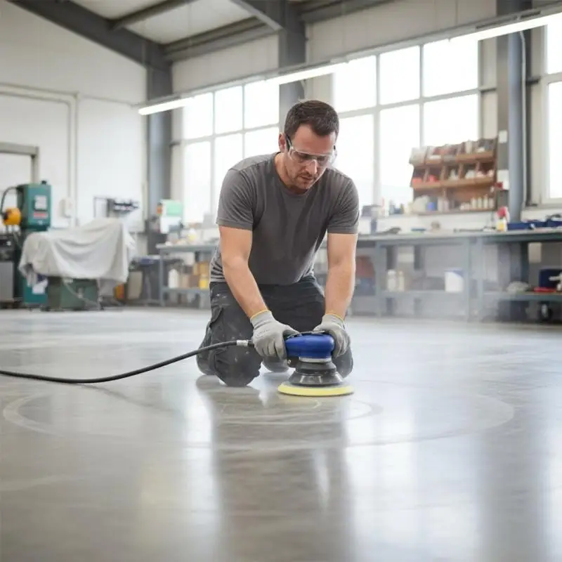 Variable Speed Air Sander Compact Body 5/6 Inch Grinding Workshop Air Tool Suitable With Automotive Tool M4YD