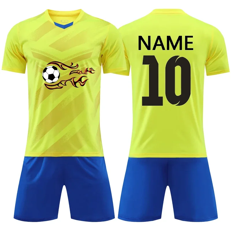 Customizable Football Jerseys 22/23 Men Football uniform Kids football soccer jersey Sport soccer shirt Kit Child tracksuits