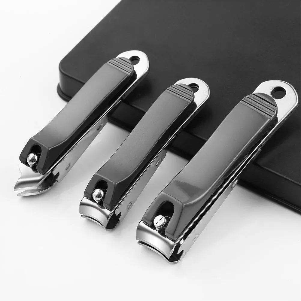 

Набор из 2-х портативных маникюрных и педикюрных ножниц из нержавеющей стали для дома и путешествий, острые кусачки для ногтей на руках и ногах для мужчин