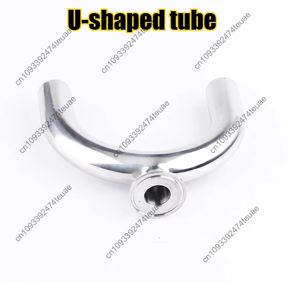 Three-Way U-Shaped Pipe Quick-Install Clamp Type 304 Stainless Steel Quick-Connect Clamp Pipe Fitting Single Clamp