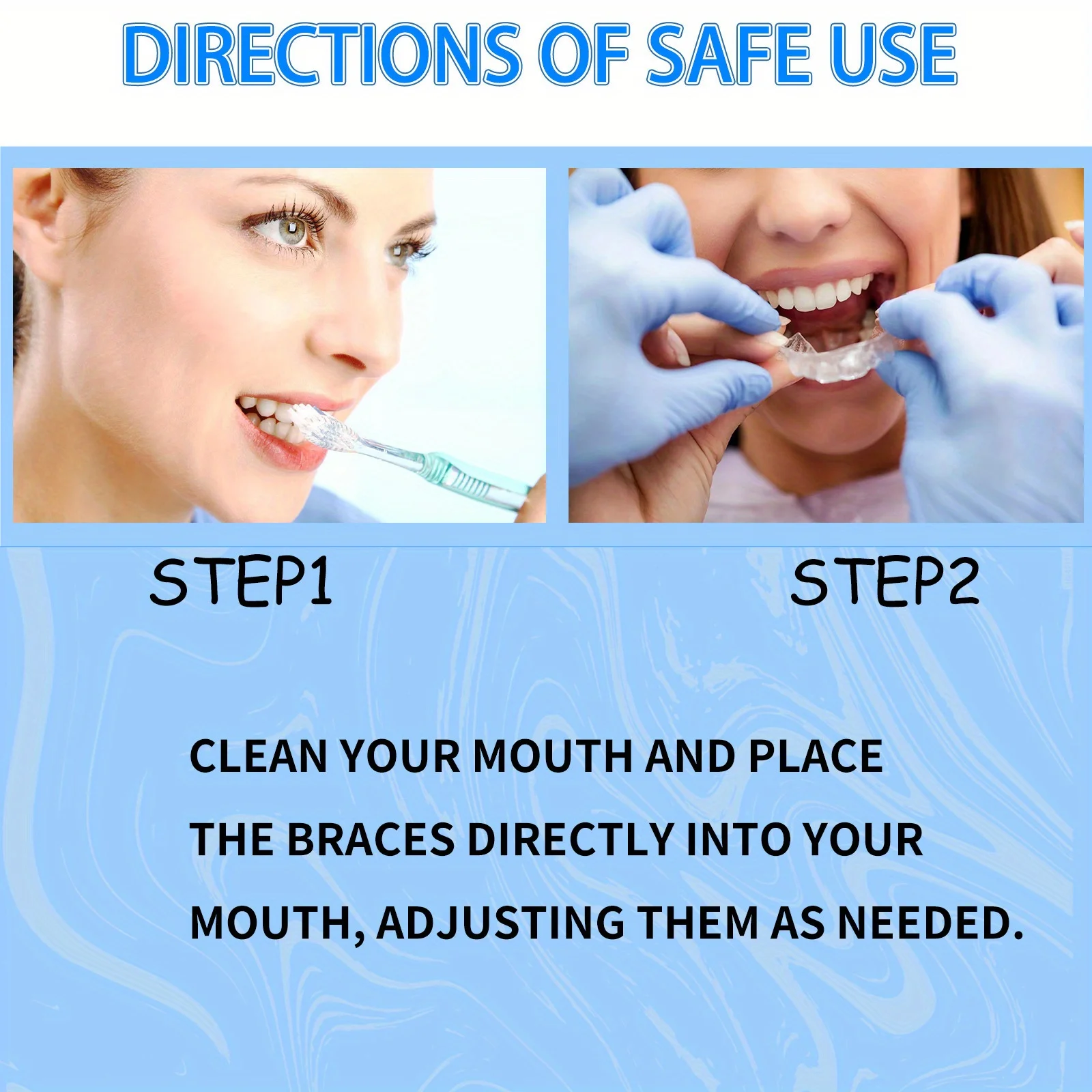 1pc Sleep breathing orthodontic braces for adult teeth maintain correction at night anti-wear, anti-snoring