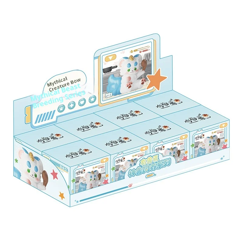 حار الوحوش والوحوش تربية سلسلة المشاهد الصغيرة يدوية الصنع الأصلي دمية الحلي الرسمية الطرفية صندوق أعمى فتاة هدية لعبة