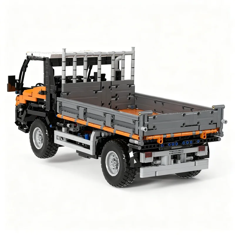 2326pcs MOC Municipal Transporter Three-way Tipper CB003 Technical Model Building Blocks Construction Christmas Gift Toys 3D