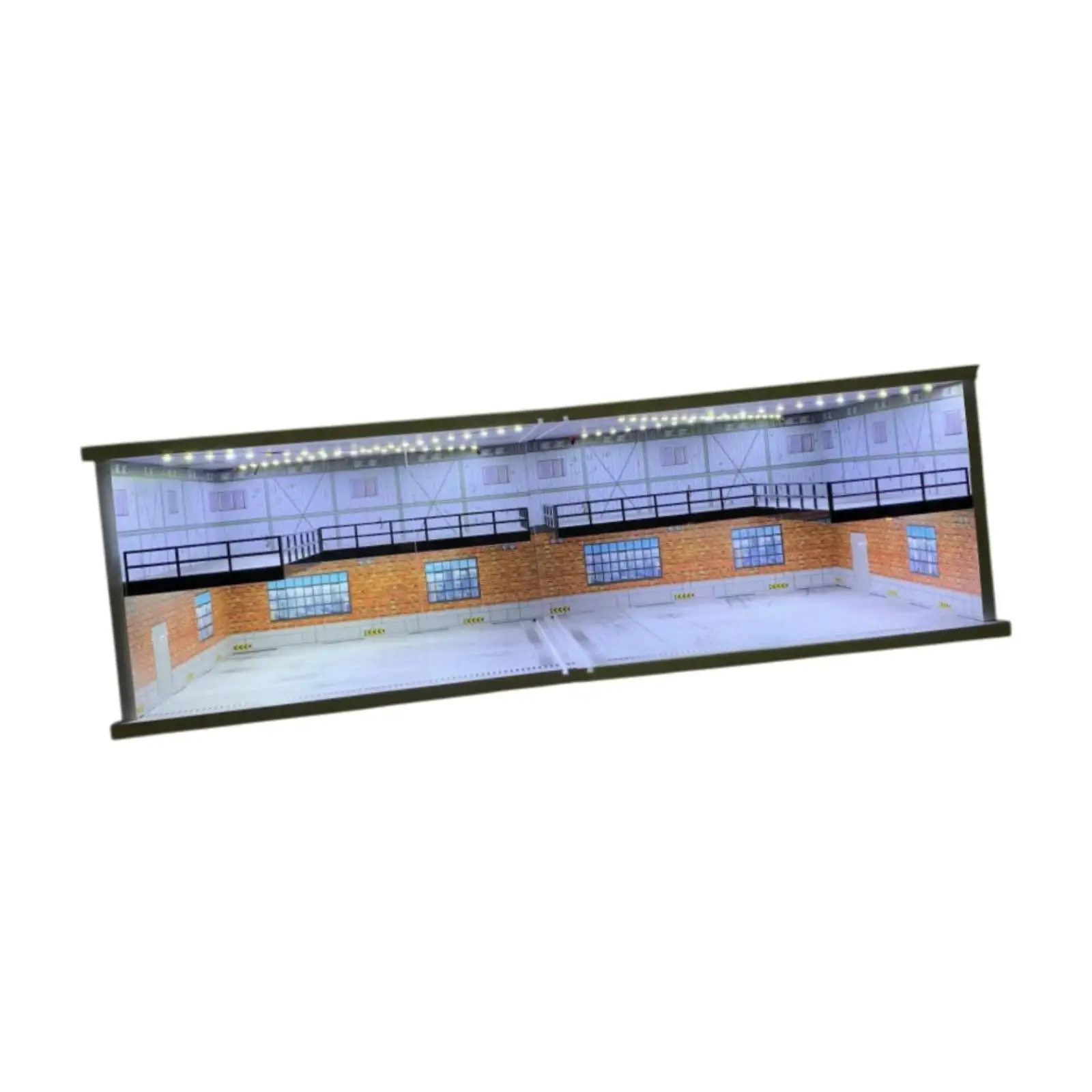 

1/64 Model Car Display Case with Light Vehicle Model Case for Sports Car