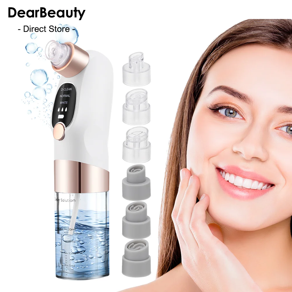 Elektryczny odkurzacz do wągrów z małymi bąbelkami, urządzenie do pielęgnacji skóry, oczyszczanie porów, narzędzie do usuwania zaskórników, trądziku i wyprysków z twarzy i nosa.