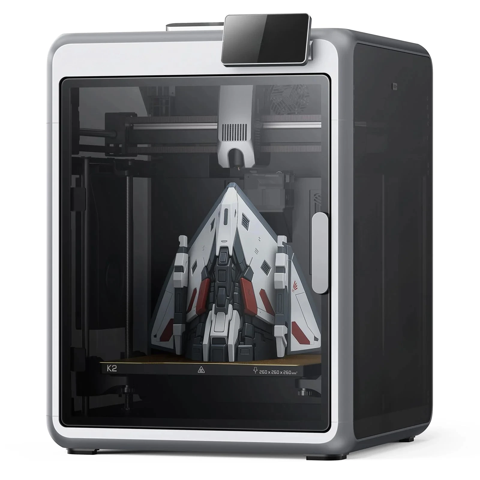 Multicolor Printing with CFS, High-Speed 600mm/s,Smart Auto Leveling, Quiet Printing, 300°C Nozzle，Creality K2 Combo 3D Printer