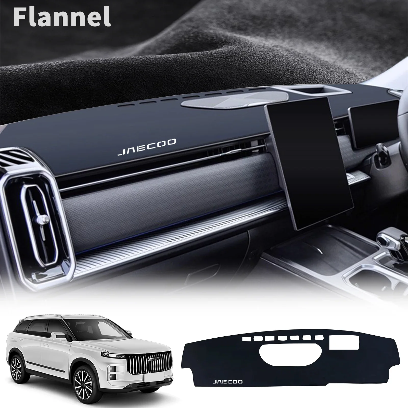 For Jaecoo J7 7 Chery Tansuo 06 2024 2025 2026 DashMat Sunshade Protective Carpet Car Dashmat Dashboard Cover Pad Accessories