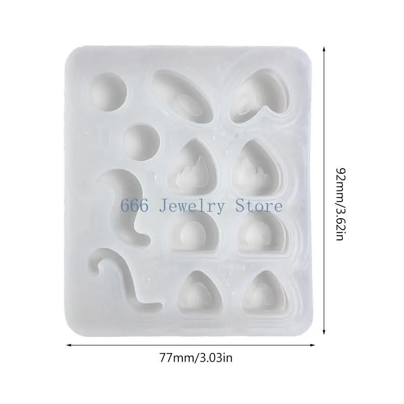 F2TD DIY remplissage Small Tail Silicone Moule époxy Silicone Moule joes trousque DIY Bijoux bijoux pour Cadeau