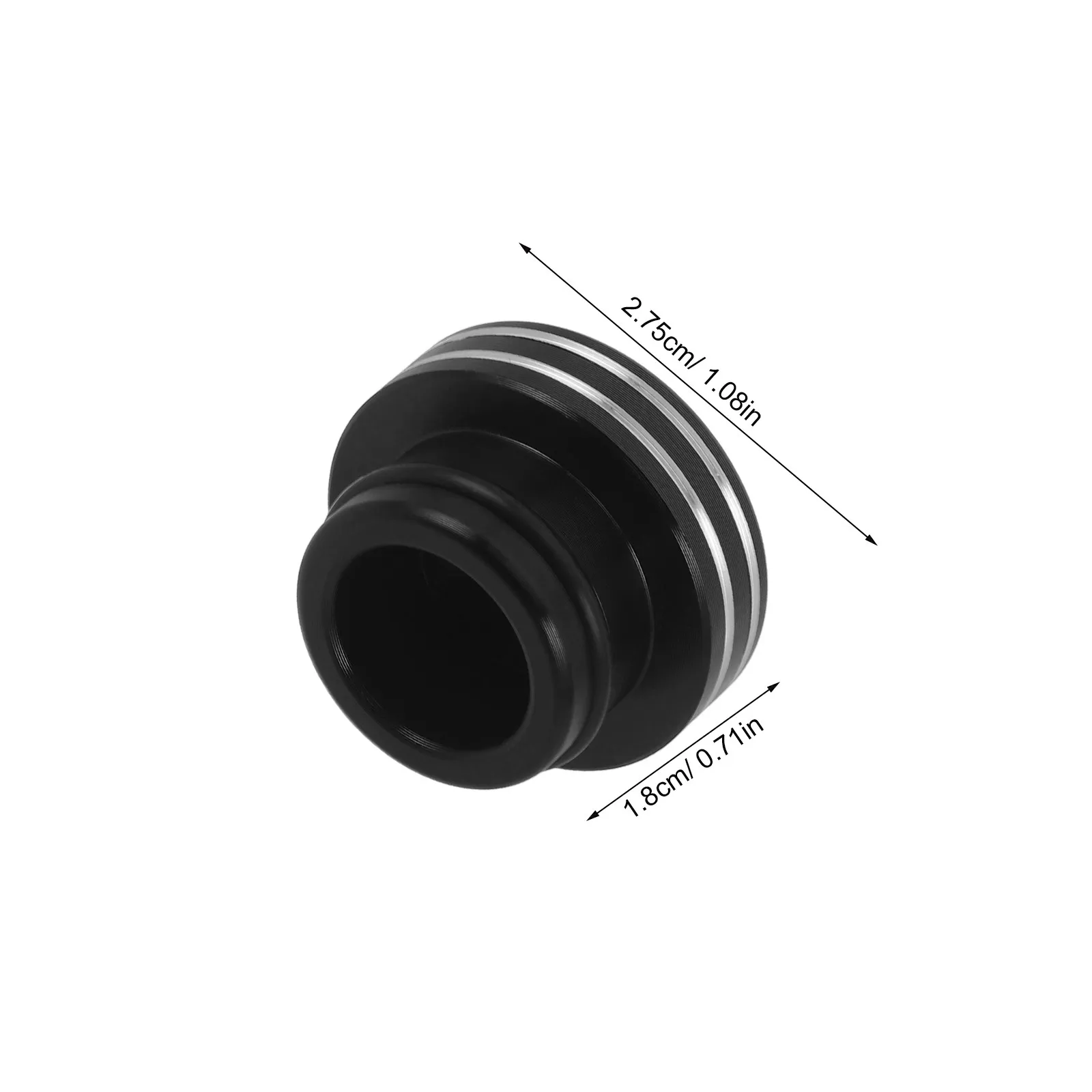 2Pcs Waterproof Dustproof Cigarette Lighter Plug Cover Car Power Socket Cap Black for Auto Boats Lighter Socket Cover