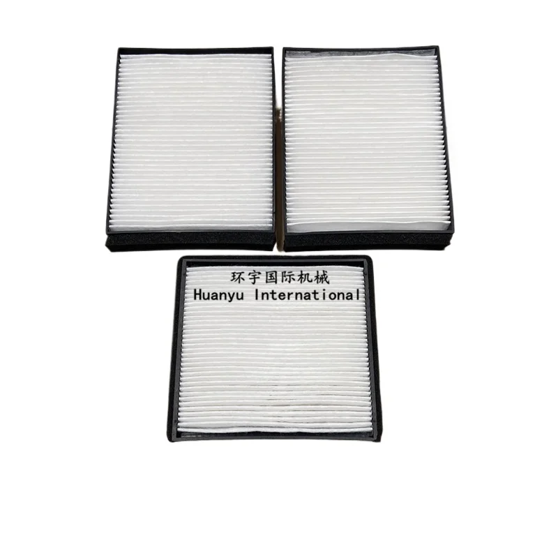 For Hyundai R R60-9/60VS/75/80-9 air conditioning filter element inner and outer filter mesh grid filter excavator accessories