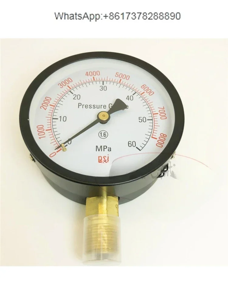 Calibrator pressure gauge 60MPa pressure gauge 60MPa pressure gauge, hand  oil supply equipment instrumentation