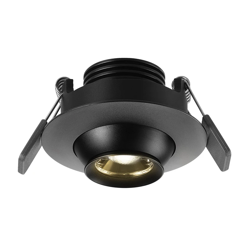 Zoomable COB LED Focus Adjustable 3W 5W CE Recessed Downlight for Indoor Showcase Cabinet Lighting