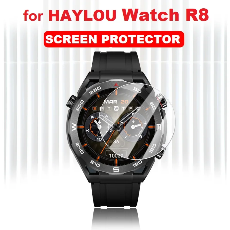5PCS Smart Watch Screen Protector for Haylou Watch R8 Tempered Glass Anti- Scratch Protective Film