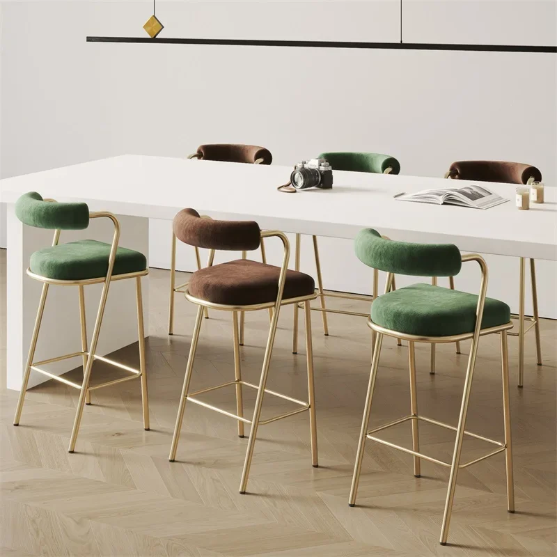 

Island Modern Bar Chairs American Reception Nordic Unique Industrial High Chairs Light Luxury Sturdy Sillas De Bar Furniture