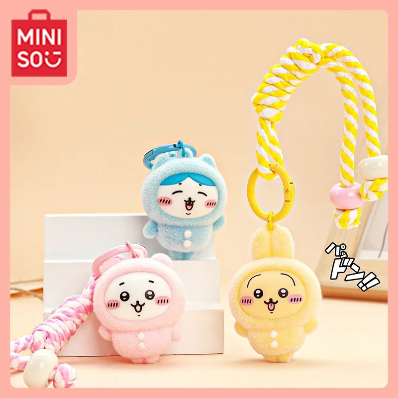 

MINISO Piano Kawaii Chiikawa Series брелок маленький кулон мультфильм милый аниме маленькая восемь кукол школьный портфель ключ кулон ворс кукла