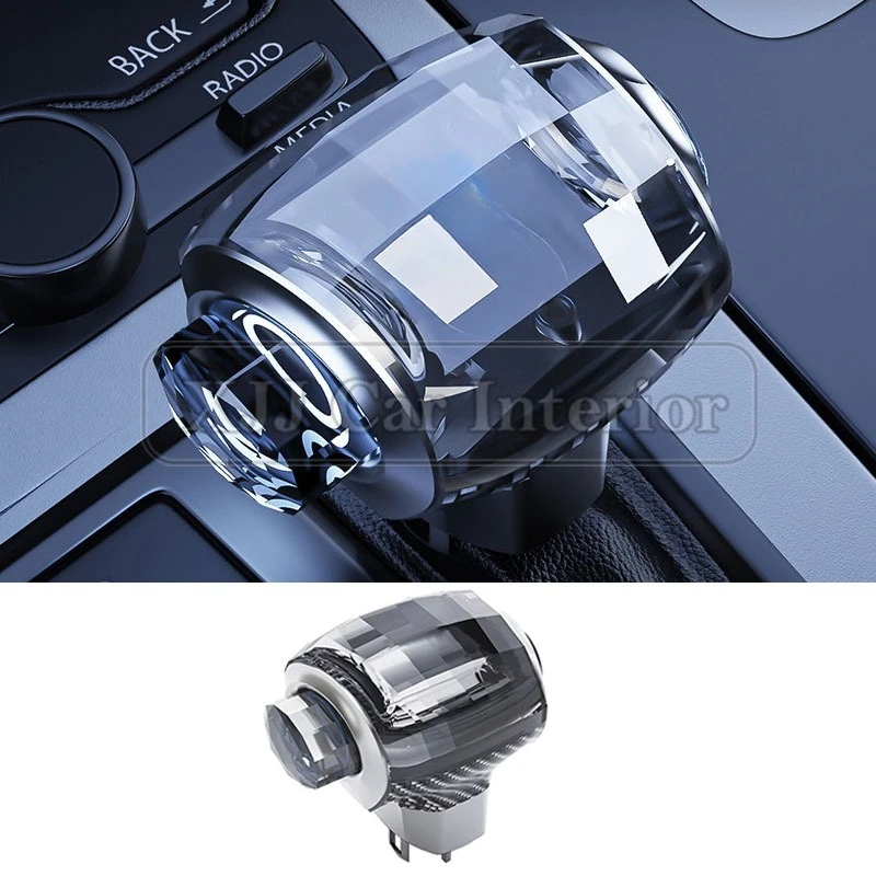 Replacement Crystal Gear Lever Stick Knob for Toyota Sienna XL40 GRANVIA 2022-2025 LED Light Interior Modification Accessorie