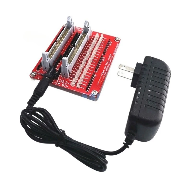 For Cable Tester, Test Card 2.54mm Pitch IDC 8-64P Test Board, Open Circuit, Short Circuit Detection