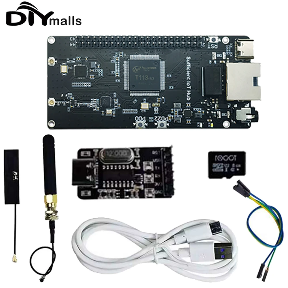 Heltec Sufficient IoT Hub HT1303 LoRaWAN Concentrator Module Lora Gateway LED Marquee 5V 2A Power Adapter 4G Module SX1262