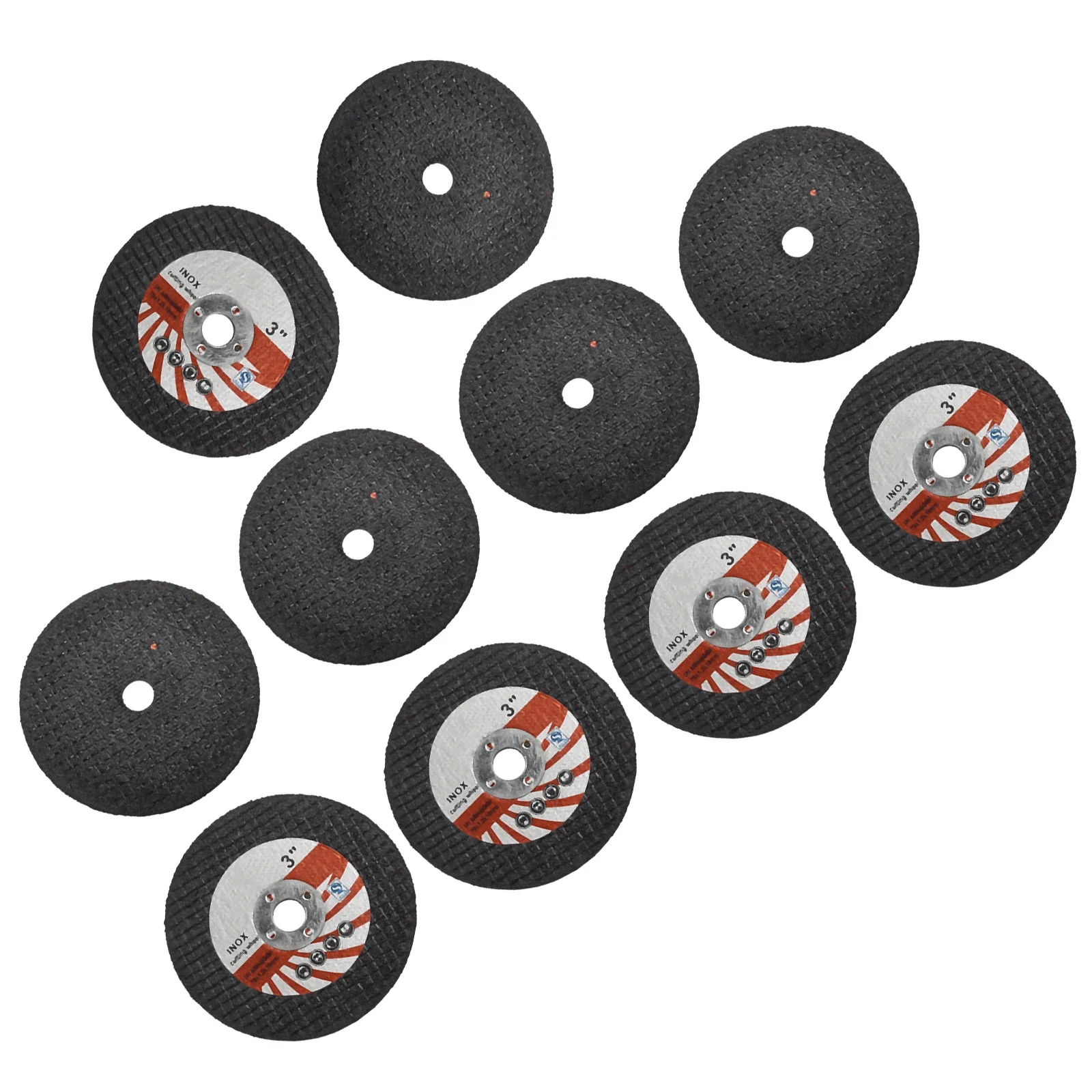 Imagem -02 - Mini Disco de Corte para Rebarbadora Rebolo de Resina Circular Disco de Corte de Polimento Folha de Corte Elétrica 10 Pcs 75 mm