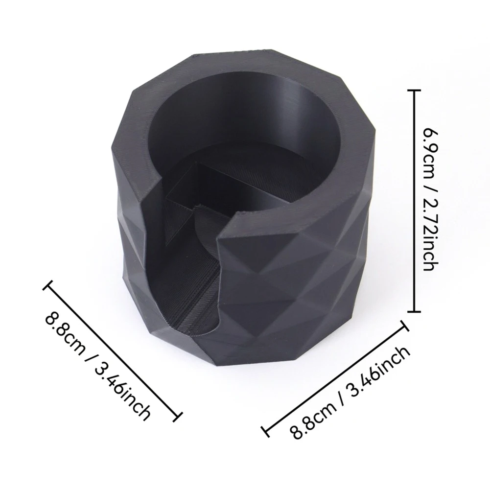For ES601 Compatible Coffee Tamper Base with Portafilter Holder Non-Slip Build 8.8 x 8.8 x 6.9 cm Measurements
