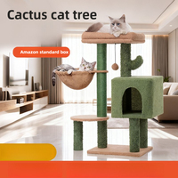 Winter Cactus cat climbing frame, cat tree, cat jumping platform, pet toys, pet climbing frame, cat nest, cat villa, pet gift