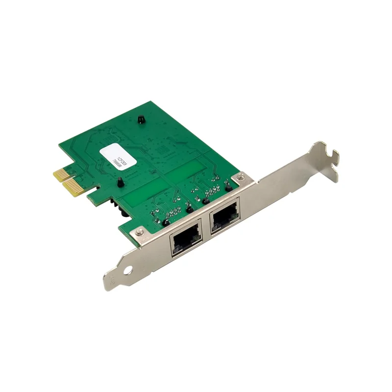 

Dual-Port Gigabit Network Card I225-V Ethernet Controller Network Card Dual-Port 2.5Gbe RJ45 Ports Network Card