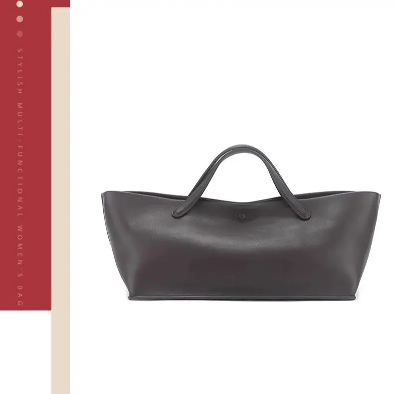

Soft Minimalist Luxury-Feel Large Capacity Tote Handbag