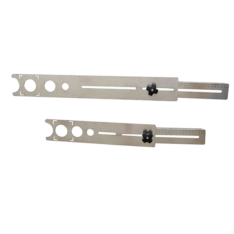 Stainless Steel Tile Hole Opener Locator Marking Hole Punching Positioning Ruler Ceramic Marble Glass Floor Drilling Hole Tools