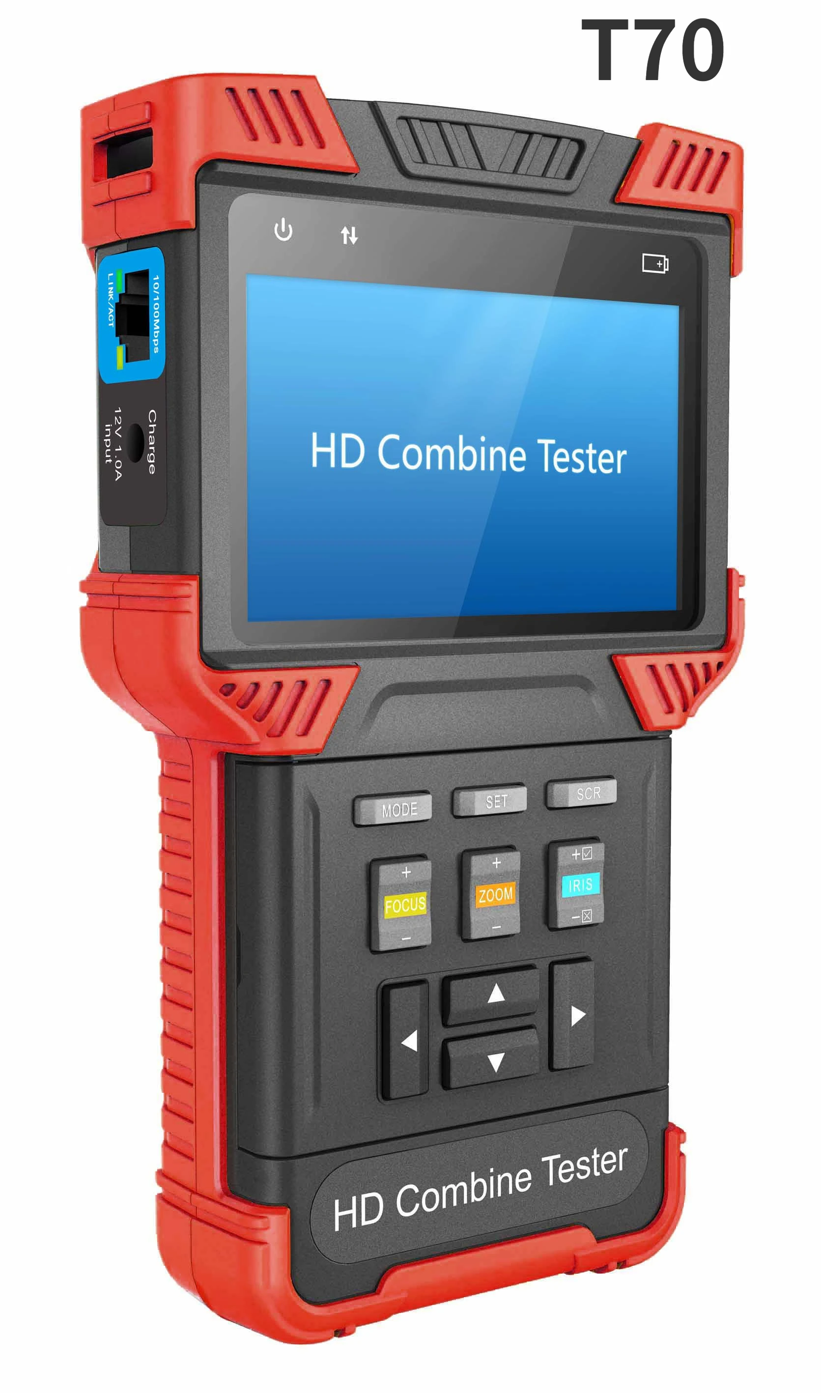 

CCTV Tester 1080P IP Analog Camera Testing 4 Inch IPC H.264/ H.265 TDR HD Combine Camera AHD TVI CVI HD Combine Tester