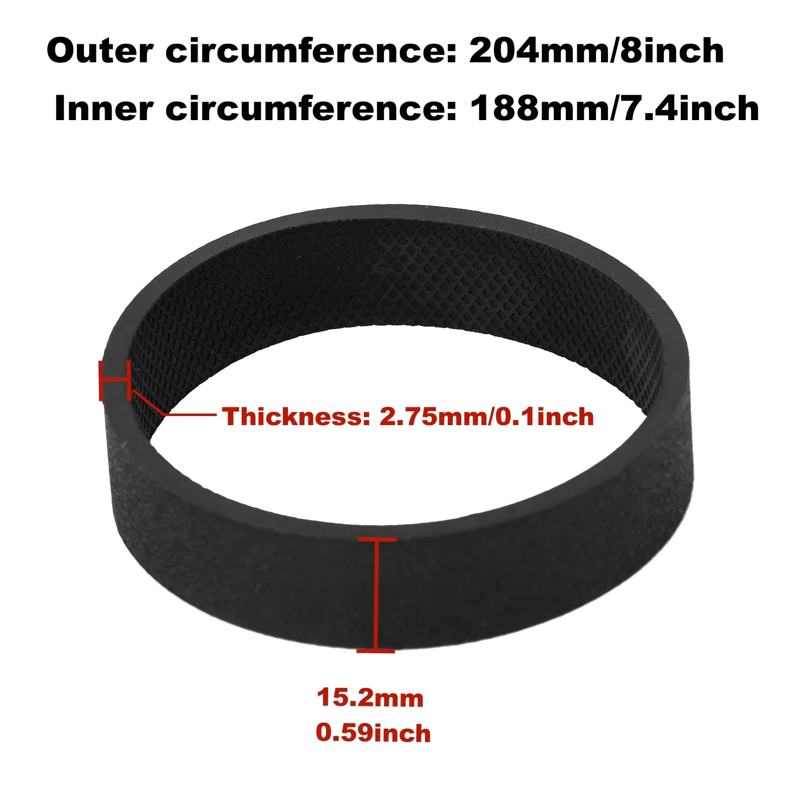 5Pcs Vacuum Cleaner Drive Belt 301291 (Width 15.2mm) Compatible With Kirby G3 G4 G5 G6 G 2000 G 2001 G7 G7 G8 G8 Diamond Avalir