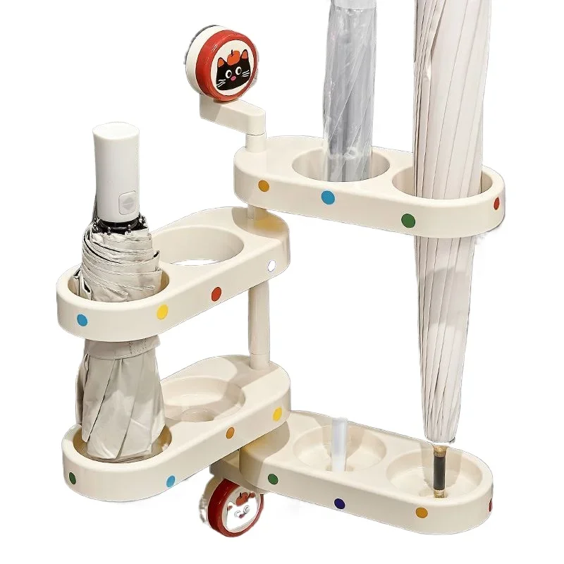 

Suction cup rotating umbrella storage rack household door shelf wall hanging entrance entrance placement rack umbrella rack