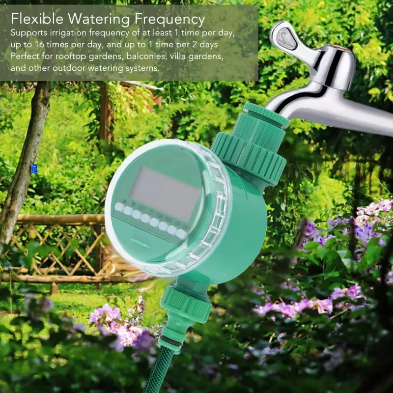 

1pc LCD Display Electronic Garden Watering Timer Automatic Irrigation Controller Intelligence Valve Water Control Device
