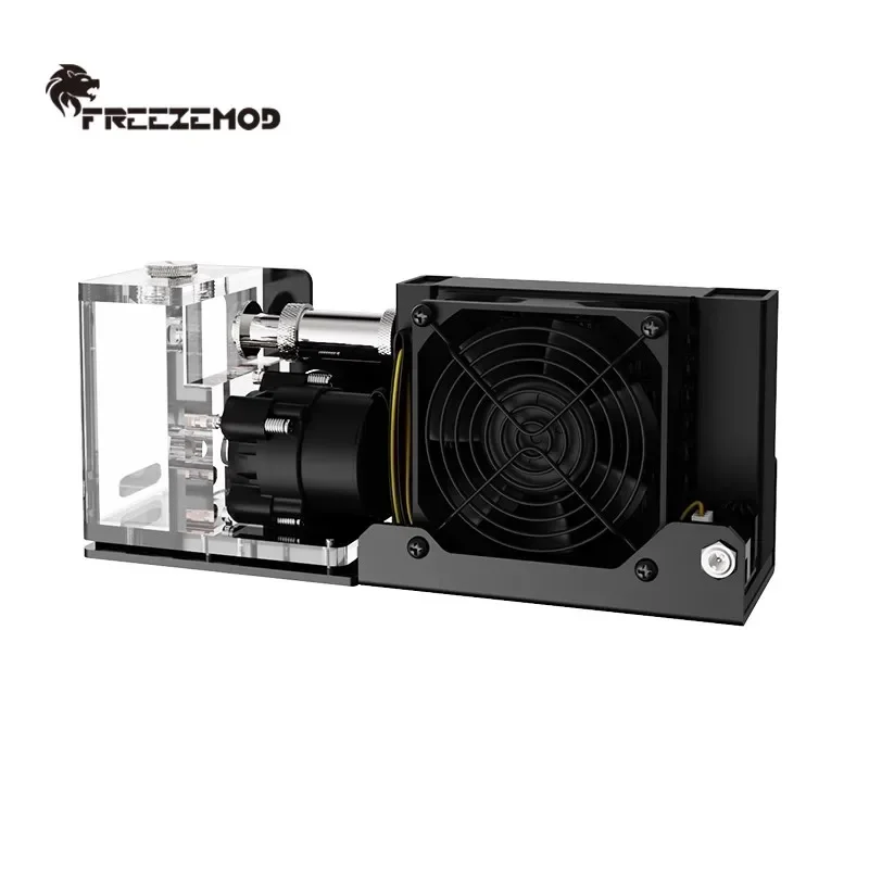 FREEZEMOD Mini Lightweight Watercooler Module For 3D Printed Phone Tablet Single Fan,Power 8.5W Connect 4*6MM Soft Tube