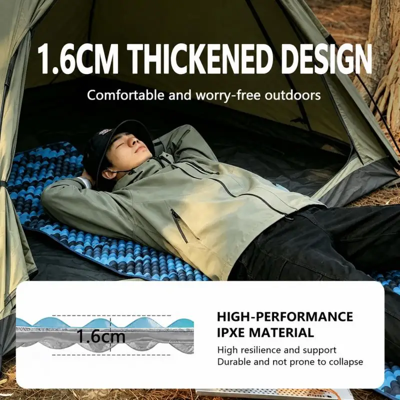 Ultra Lightweight Portable Aluminum Egg Nest Mat Outdoor Camping Surface Moisture Proof High R Value Foldable Sleeping Pad