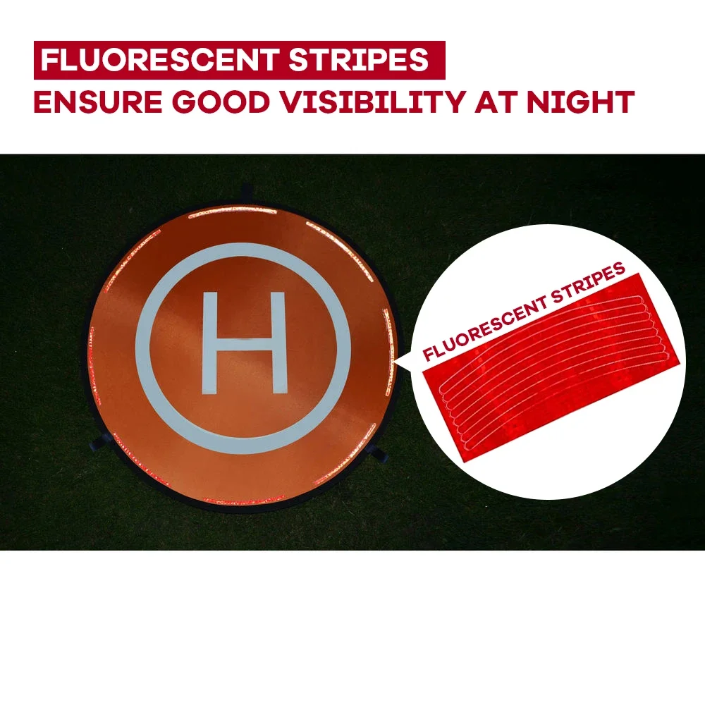 الطائرة بدون طيار المحمولة إطلاق الهبوط طوي وقوف السيارات حصيرة المئزر إقلاع محطة ل DJI Air 2S /Mavic 3 / Mini 2 طائرات بدون طيار الملحقات