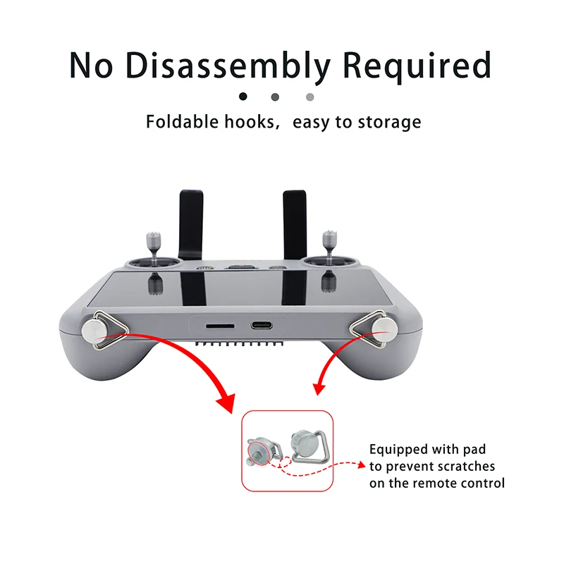 For DJI RC 2/RC PRO Remote Controller Lanyard for DJI Air 3/MINI 4 Pro/Mini 3 Pro/Mini3/Mavic 3 Classic Hanging Neck Wider Strap