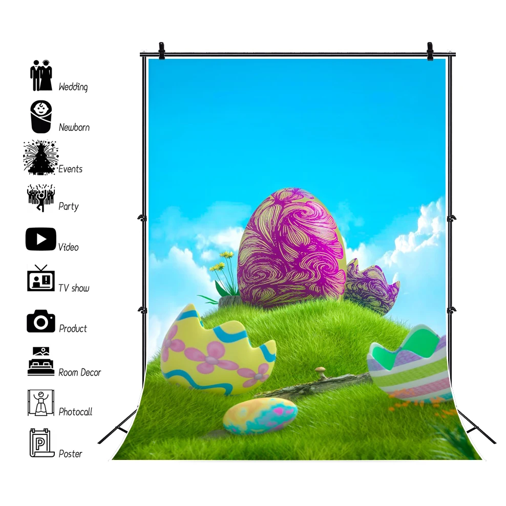 عيد الفصح التصوير خلفية ، أرنب لطيف ، عبر البيض ، صورة زخرفة الحفلات ، صور استوديو الدعائم