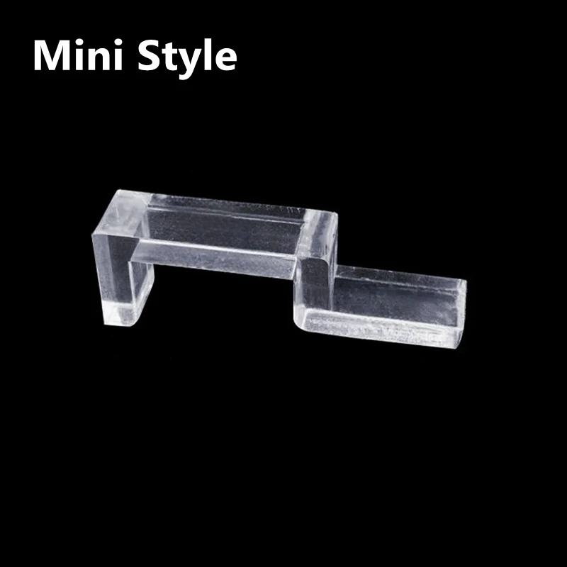 Clips acrílicos para acuario, soporte para cubierta de vidrio, accesorios para lámpara de filtro de Acuario, 4mm, 5mm, 6mm, 8mm, 10mm, 12mm, 15mm,