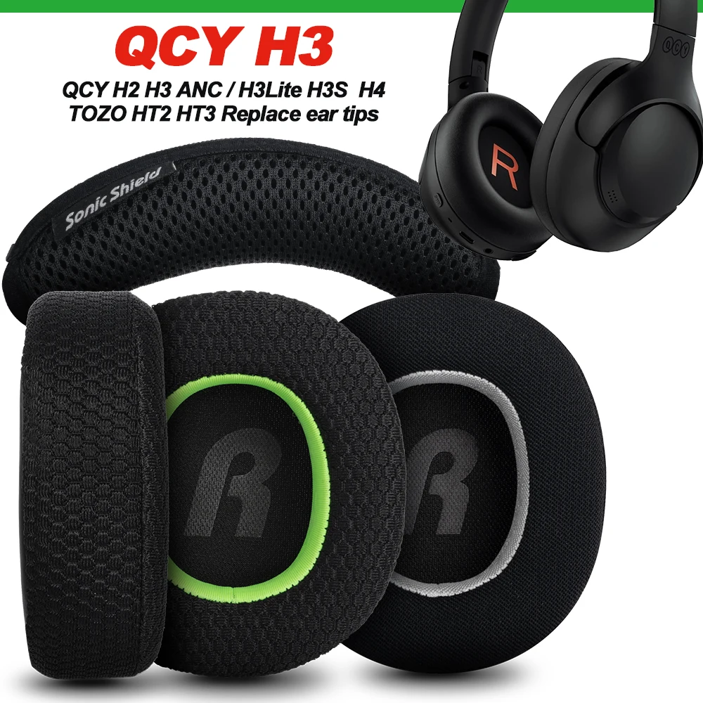 Earphone Pads For QCY H3 H3Lite H3S Replacement Earpads Earmuffs Memory Covers Sponge Protein Compatible Version