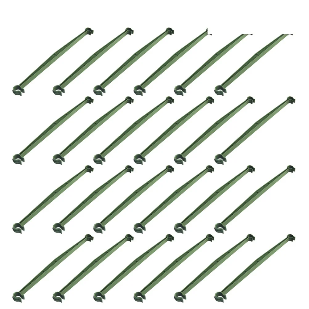 For Tomato Cucumber Vine Climbing Vegetables Gardening Trellis Frame 35Pcs Connecting Rod Brackets Plastic Plant Support Rods