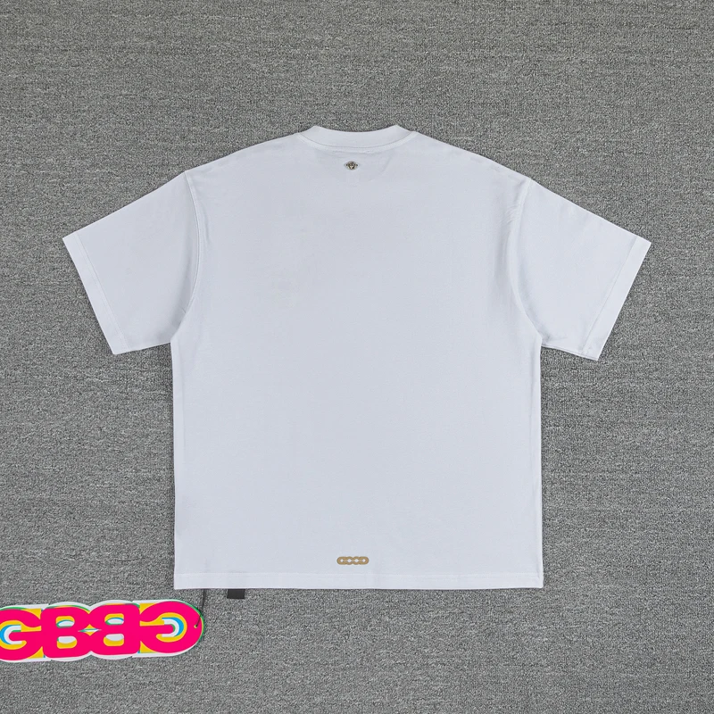 2026 American Trendy GOODBRAND T-shirt High Quality Glitter Rhinestones Pattern Printed Short Sleeve Tee Men Women
