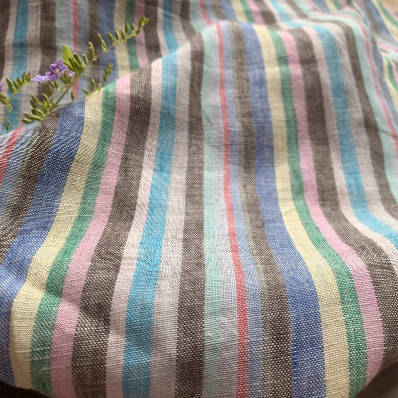 

Linen-cotton Polyester Fabric Dress Shirt Accessories Bed Sheet Tablecloth Decoration Handmade Shirt Fabric