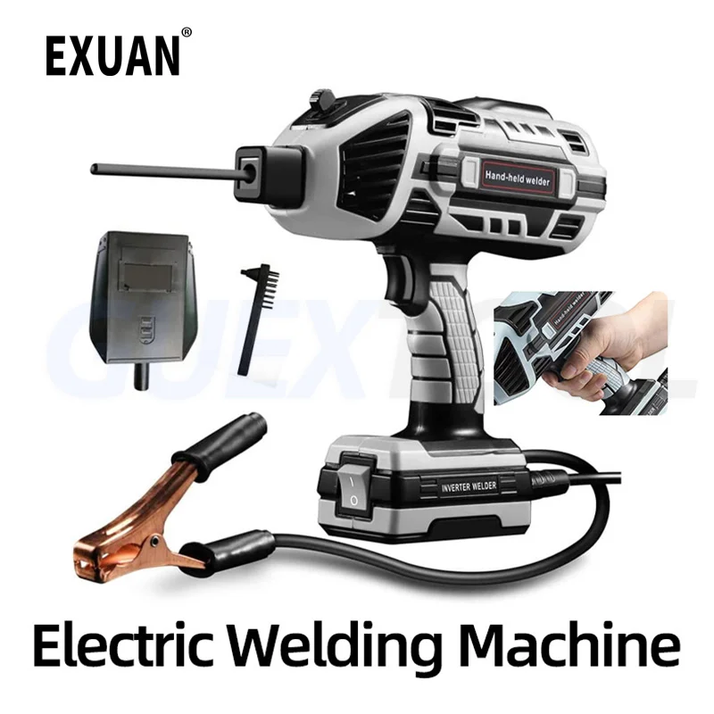 110V/220V American And European Standard Handheld Welding Machine Gray Household Small Portable Inverter Welding Machine