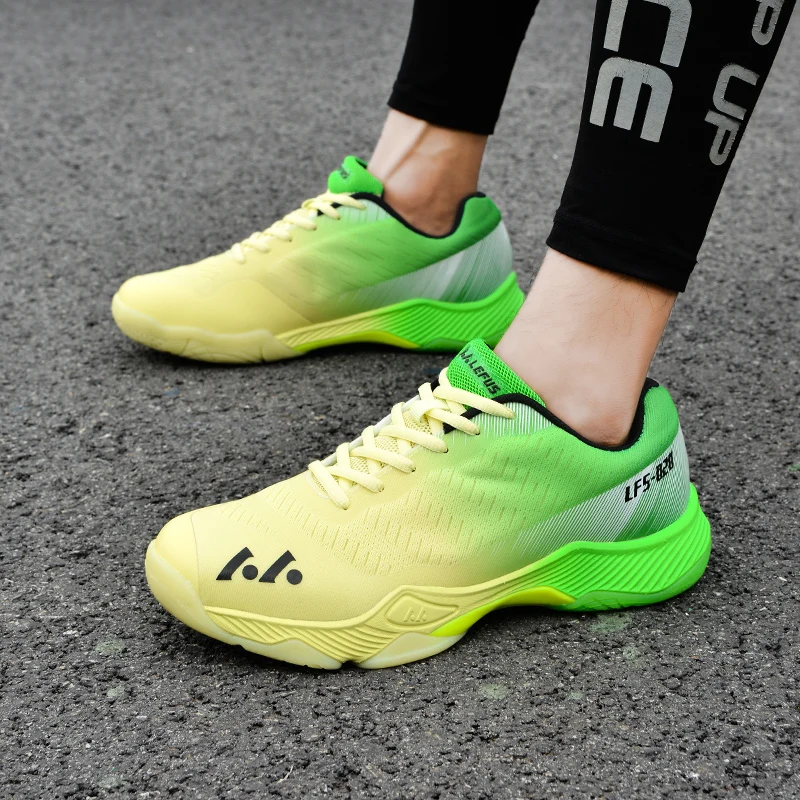 Nowe profesjonalne buty do tenisa stołowego 2025 Oddychające buty do badmintona Buty tenisowe z szybkim sznurowaniem Wygodne buty treningowe