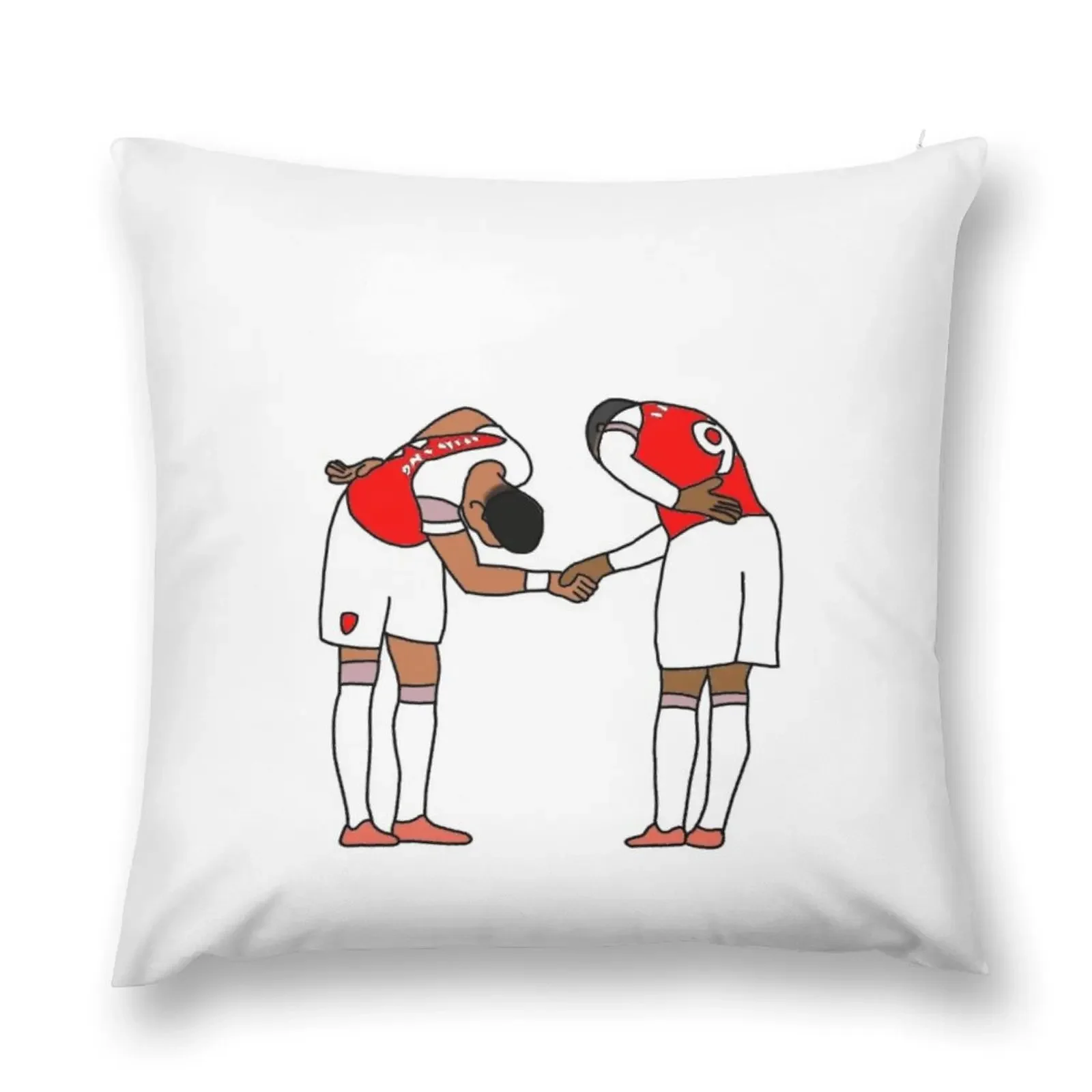 Aubameyang and Lacazette Throw Pillow Throw Pillow Covers Pillowcase pillow